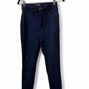 FASHION NOVA  High Rise Dark Blue Jeans Size 9